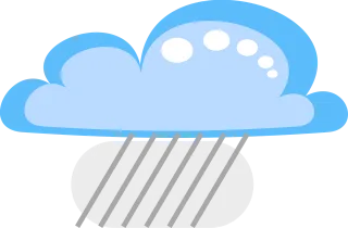 Cloud Nature Rain Stickdatei
