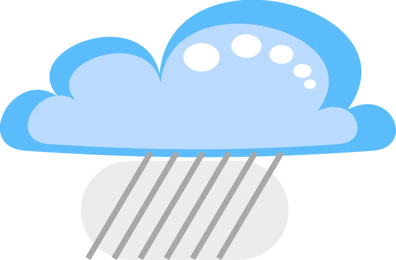Cloud Nature Rain Stickdatei – Natur