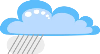 Cloud Nature Rain Stickdatei