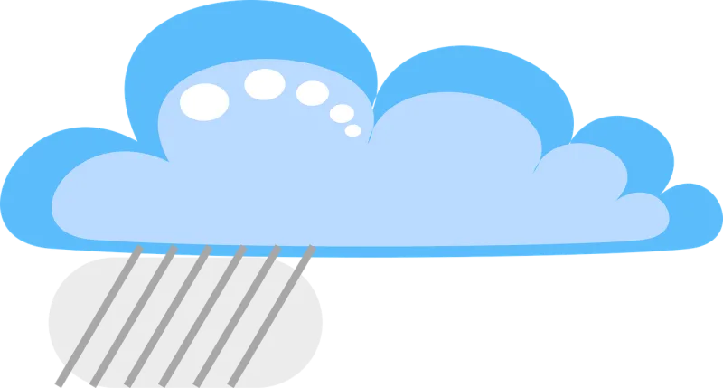 Cloud Nature Rain Stickdatei – Natur