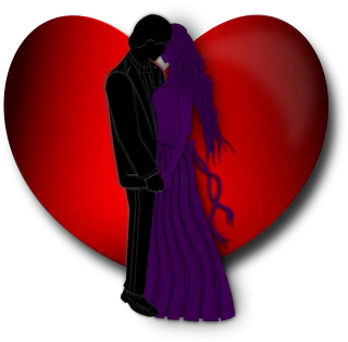 Girl Boy Girlfriend Stickdatei – Herzen & Liebe