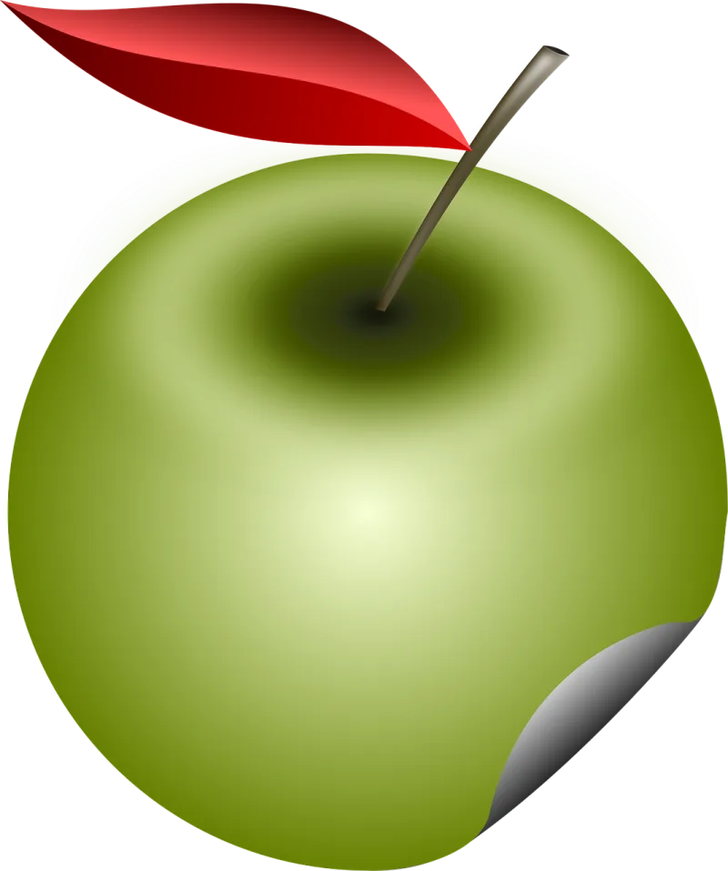 Apple Green Fruit Stickdatei – Essen & Trinken