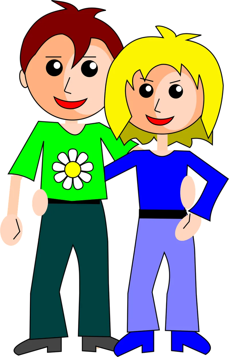 Couple Love Man Stickdatei – Herzen & Liebe