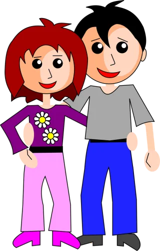 Couple Love Man Stickdatei