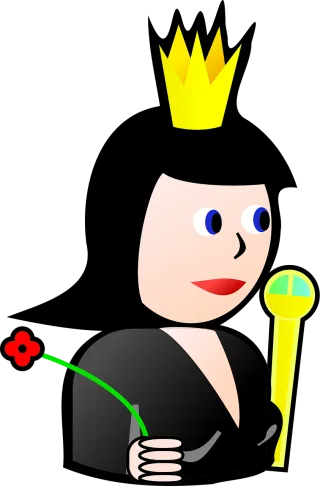Queen Person Woman Stickdatei