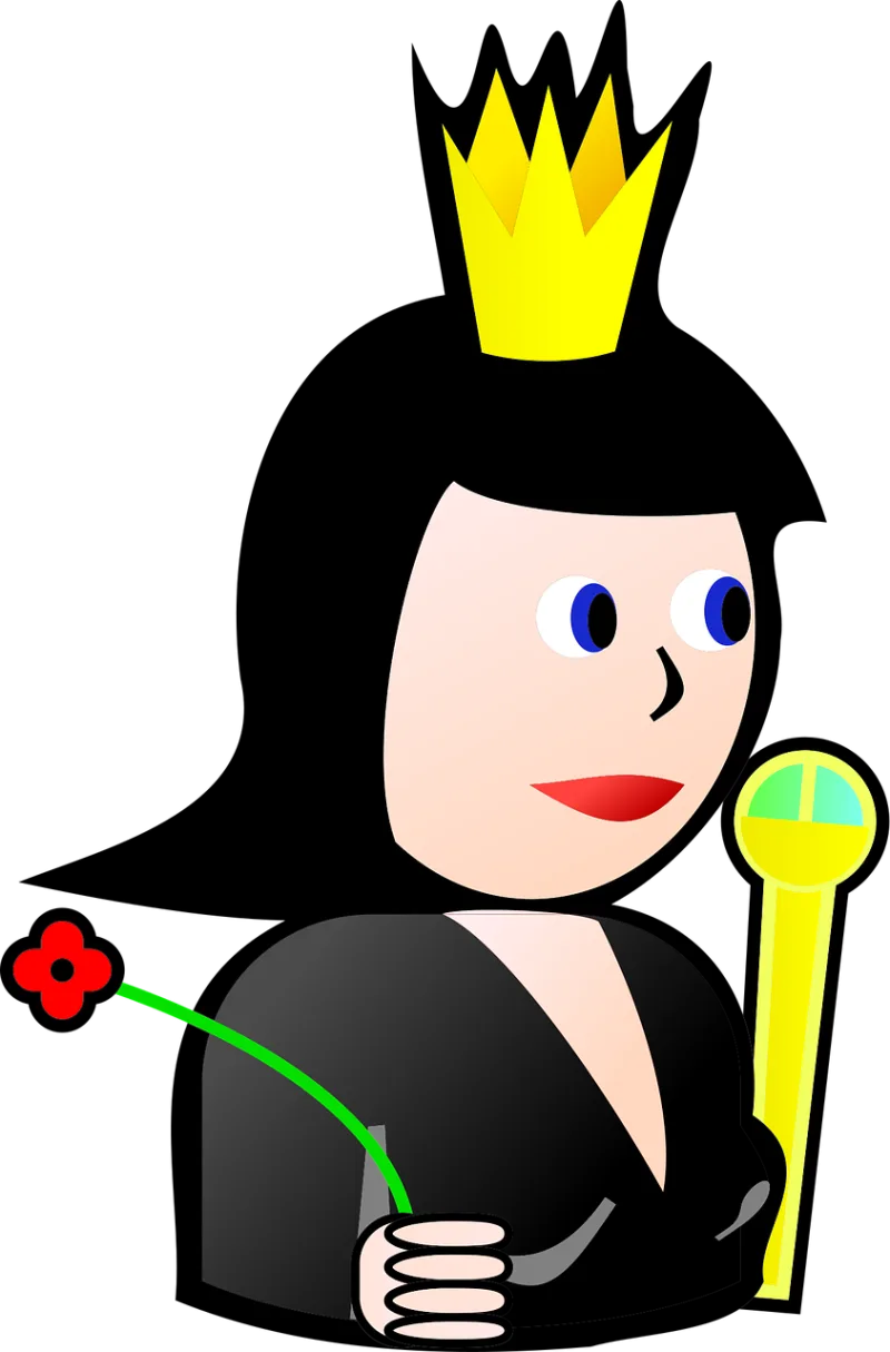 Queen Person Woman Stickdatei – Kinder