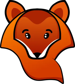 Fox Animal Head Stickdatei