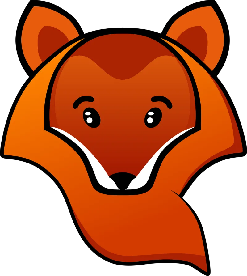 Fox Animal Head Stickdatei – Tiere