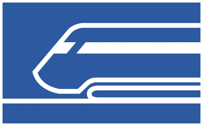Train Logo Transport Stickdatei – Fahrzeuge