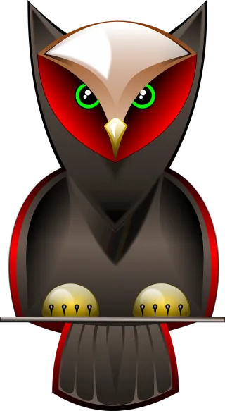 Owl Nature Animal Stickdatei