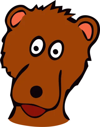 Bear Child Head Stickdatei – Tiere