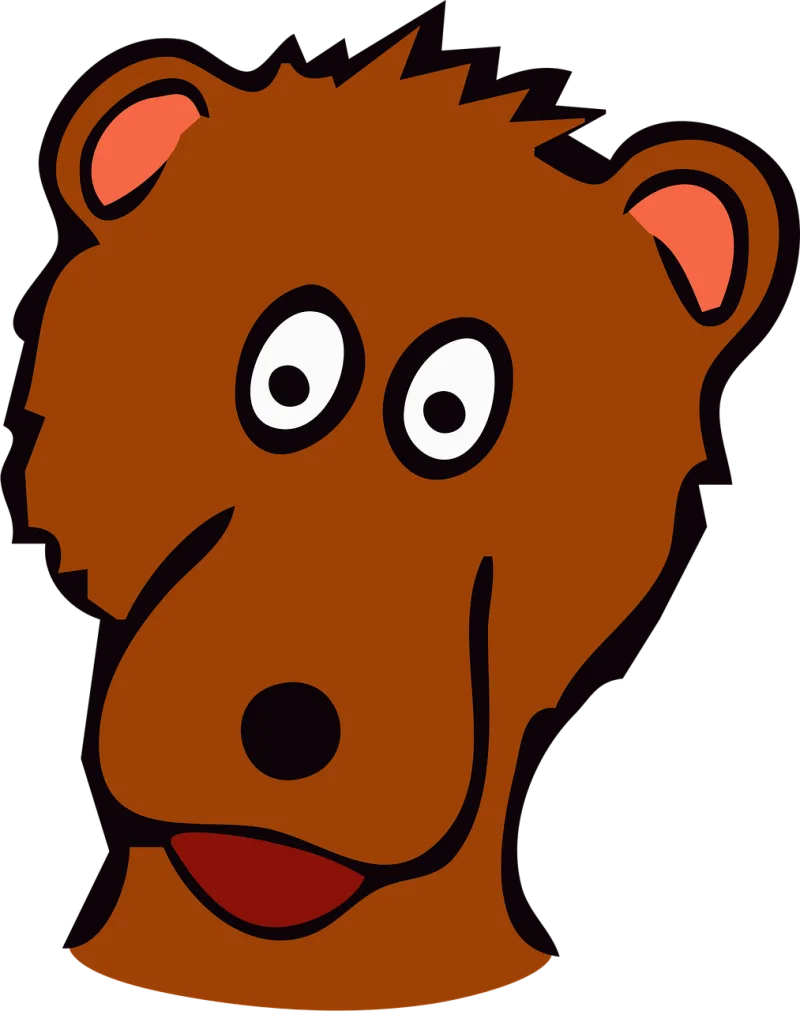 Bear Child Head Stickdatei – Tiere