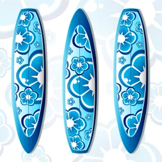 Surfboard Surfing Stylish Stickdatei