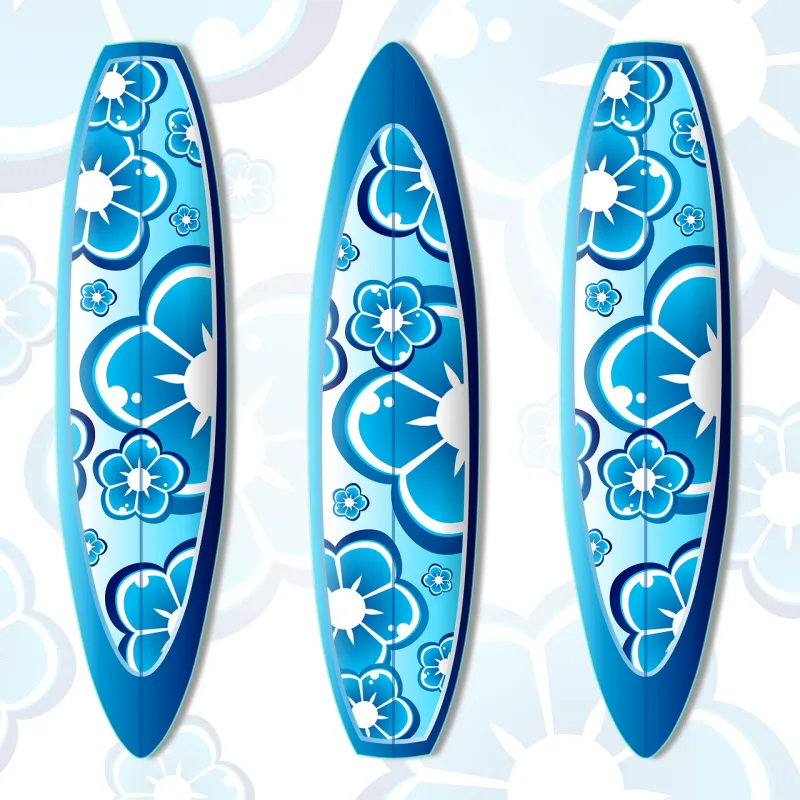 Surfboard Surfing Stylish Stickdatei – Sport