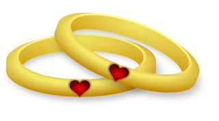 Ring Wedding Heart Stickdatei