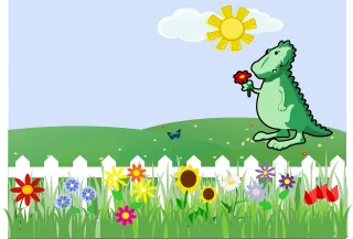Dinosaur Dragon Dino Stickdatei