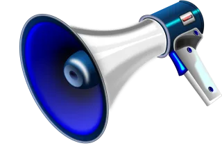 Megaphone Handheld electric megaphone Electric megaphone Stickdatei