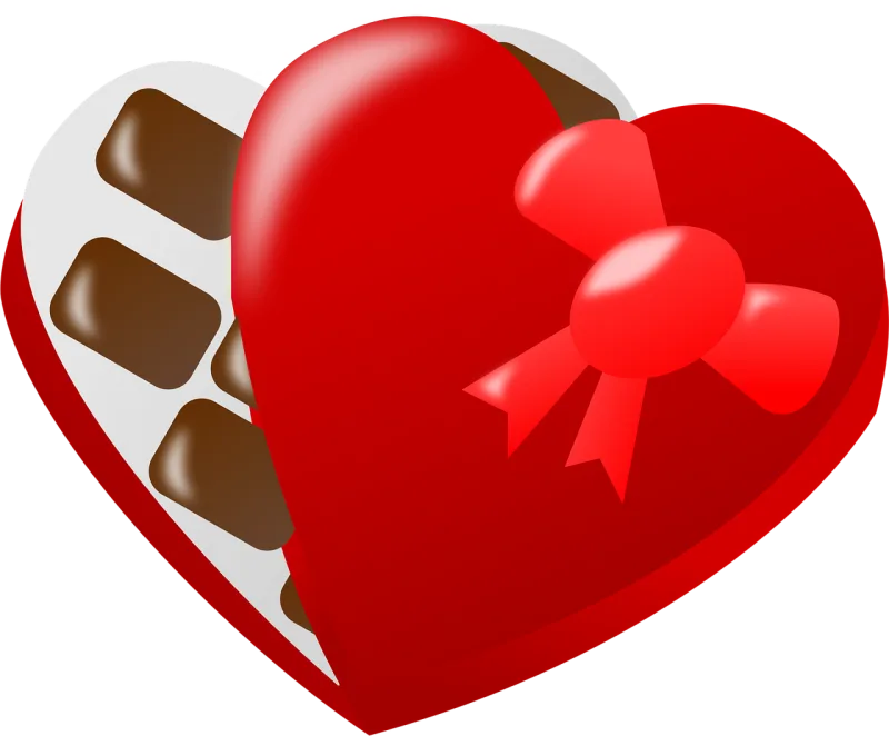 Pralines Heart Love Stickdatei – Essen & Trinken