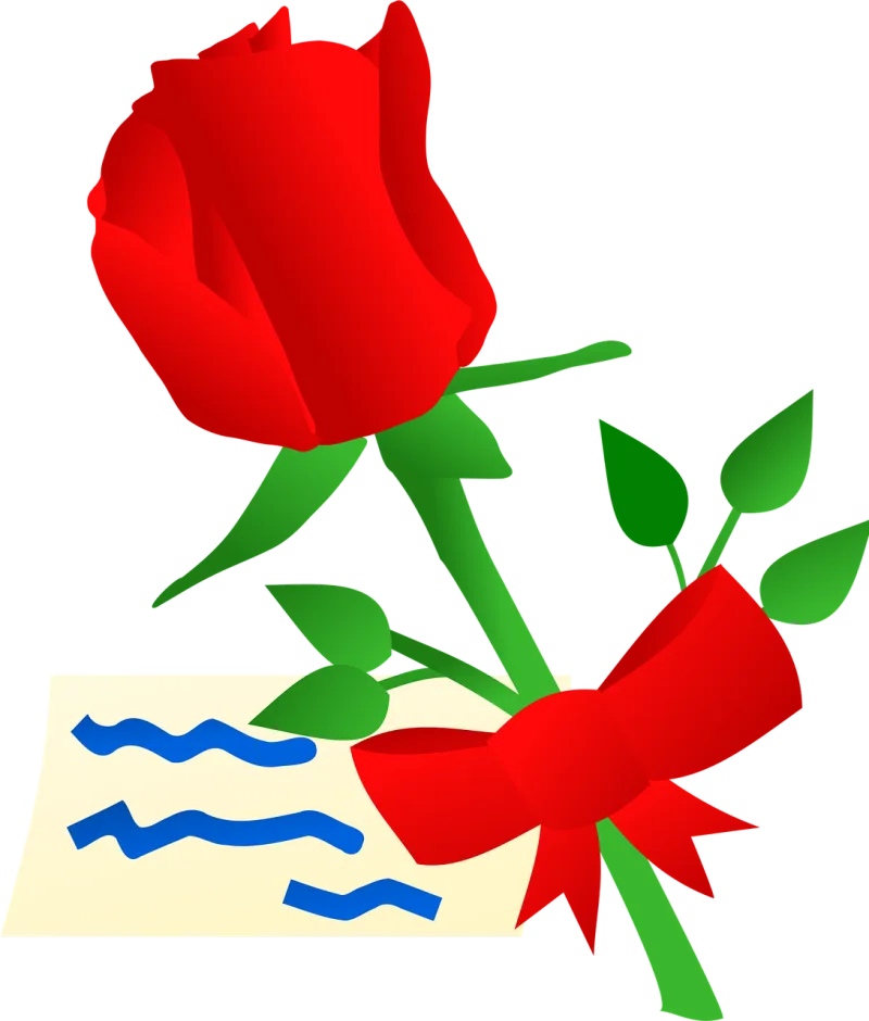 Rose Ribbon Happy mothers day Stickdatei – Blumen