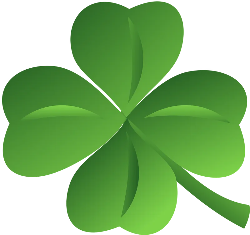 Four-leaf clover Clover Four-leaf Stickdatei – Natur