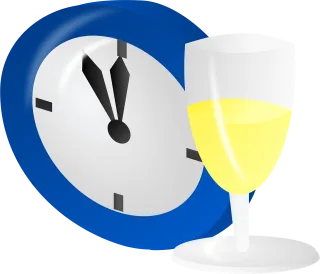 The eleventh hour Kitchen clock Clock Stickdatei – Essen & Trinken