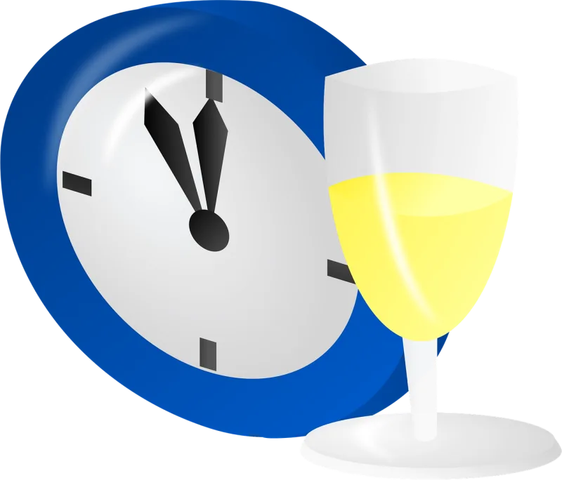 The eleventh hour Kitchen clock Clock Stickdatei – Essen & Trinken