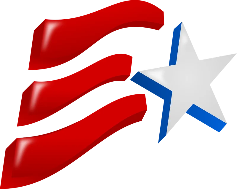 Star Flag Red Stickdatei – Weihnachten