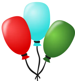 Balloon Party Festive Stickdatei