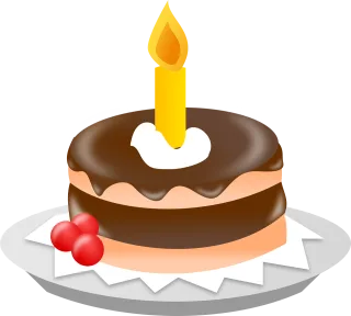 Cake Celebration Food Stickdatei
