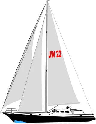 Sailboat Boat Nature Stickdatei