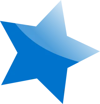 Star Blue Symbol Stickdatei – Weihnachten