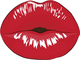 Mouth Makeup Kiss Stickdatei