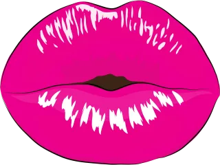 Mouth Makeup Kiss Stickdatei