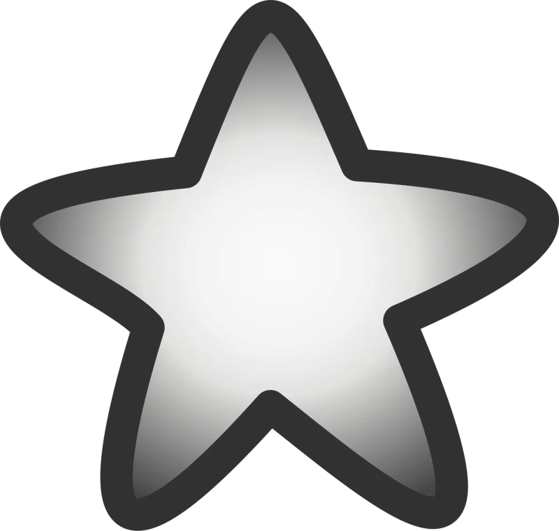 Star Gray Symbol Stickdatei – Weihnachten