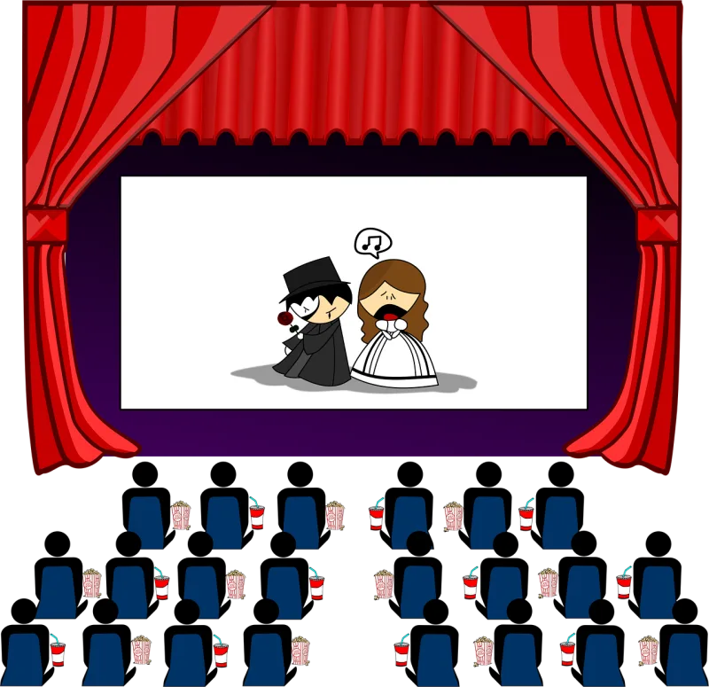 Theater Play Drama Stickdatei – Herzen & Liebe