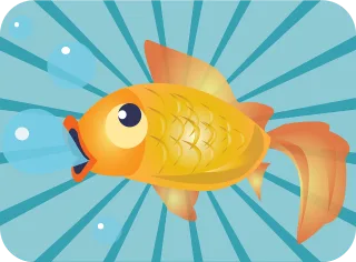 Fish Nature Goldfish Stickdatei
