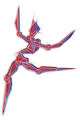 Robot Person Abstract Stickdatei – Kinder