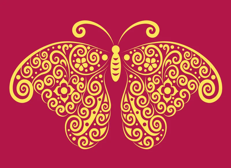 Butterfly Insect Bug Stickdatei – Weihnachten