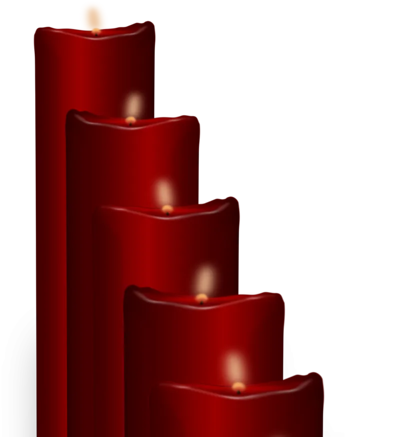 Candles Wax candle Red Stickdatei – Weihnachten