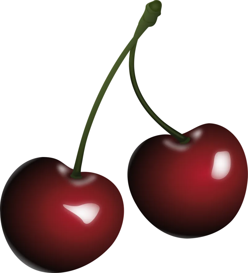 Cherries Fruit Food Stickdatei – Essen & Trinken