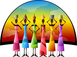 Woman Colorful People Stickdatei