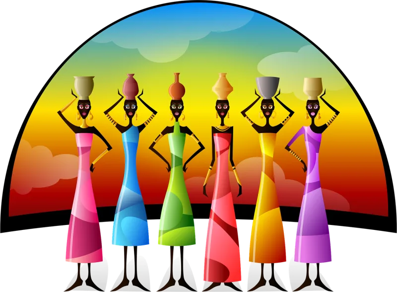 Woman Colorful People Stickdatei – Natur