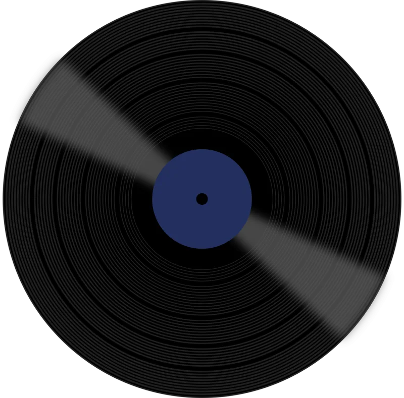 Disc Record Retro Stickdatei – Musik