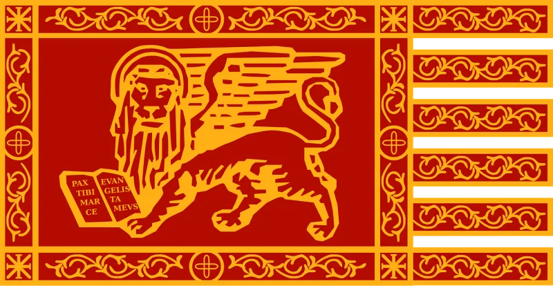 Venice Nature Flag Stickdatei – Tiere