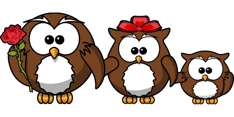 Owl Animal Bird Stickdatei – Natur