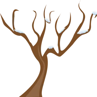 Season Tree Winter Stickdatei
