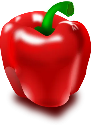 Pepper Capsicum Vegetable Stickdatei