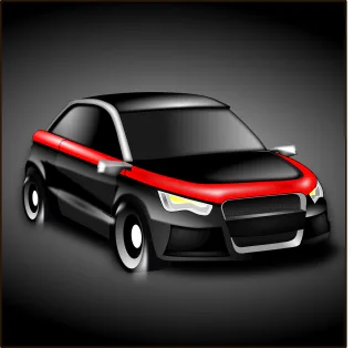 Auto Car Sports car Stickdatei – Fahrzeuge