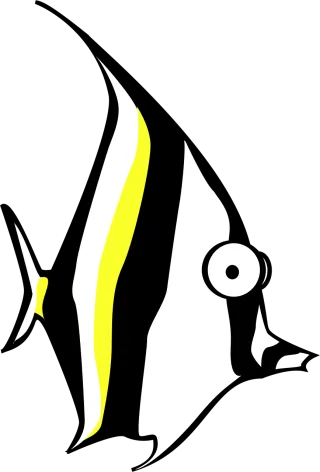 Animal Nature Fish Stickdatei