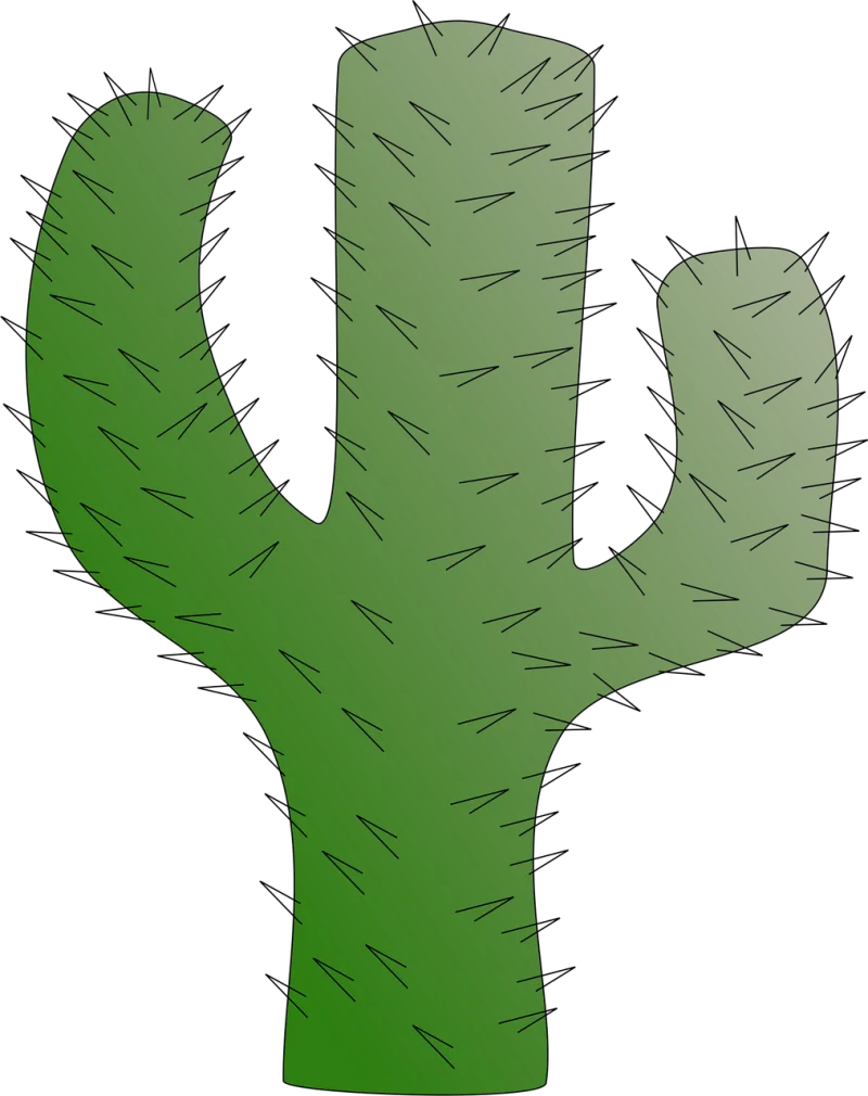 Cactus Plant Spikes Stickdatei – Natur